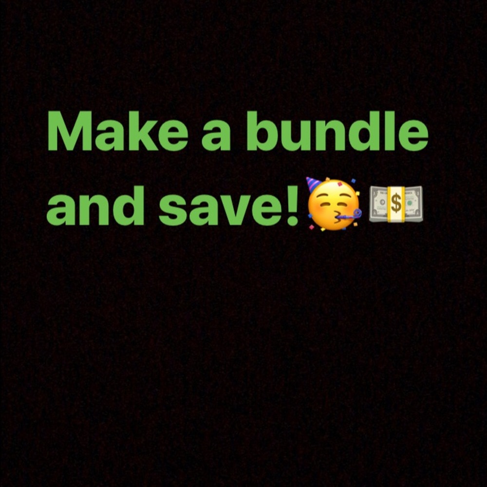 Make a bundle and save 😇💗